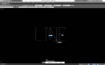 Чертане на линия Чертане на линия
